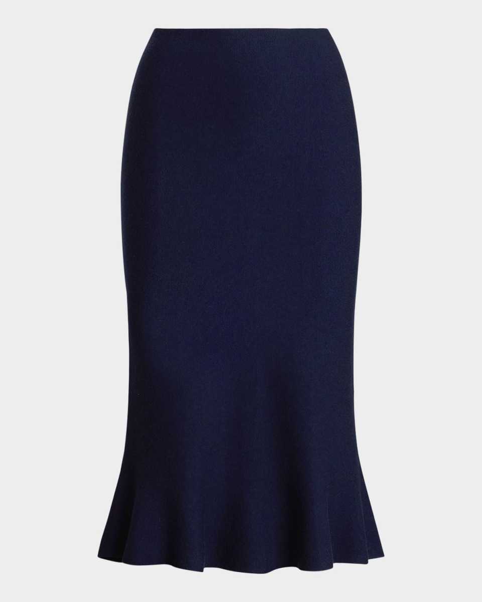 Flared Knit Skirt
